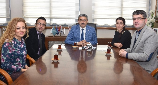 Adü Nazilli Sağlık Hizmetleri Myonun Yeni Müdüründen Başkan Alıcıka Ziyaret