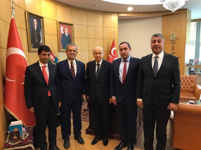 Agad Başkanı İbrahim Aslandan Mhp Genel Başkanı Devlet Bahçeliye Ziyaret