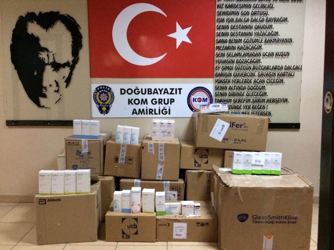 Ağrıda Kaçak İlaç Operasyonu
