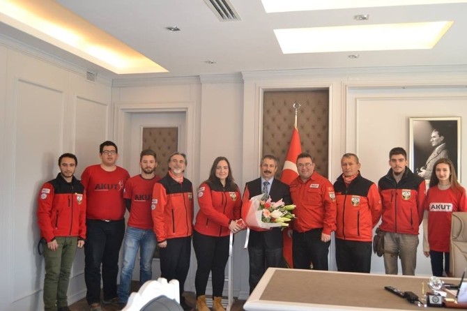 Akuttan İl Emniyet Müdürü Engin Dinçe Ziyaret