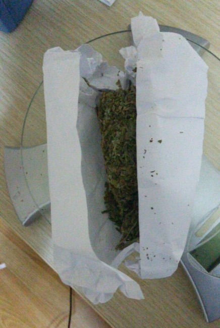 Ayvalıkta Üst Aramasında Esrar Çıktı