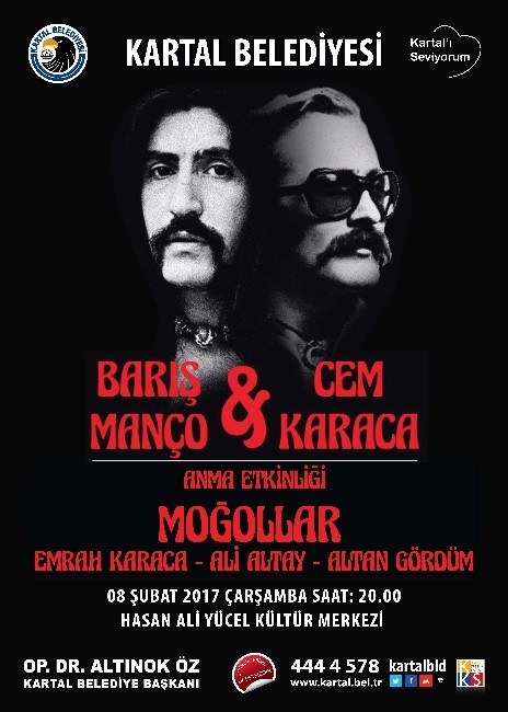Barış Manço Ve Cem Karaca Kartal Belediyesinin Düzenlediği Etkinlikle Anılıyor