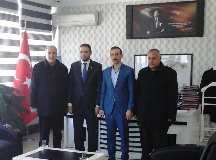 Başkan İlhandan Kaymakam Çiçekliye Ziyaret