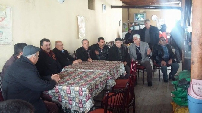 Başkan Kaleden Esnaf Ve Taziye Ziyareti