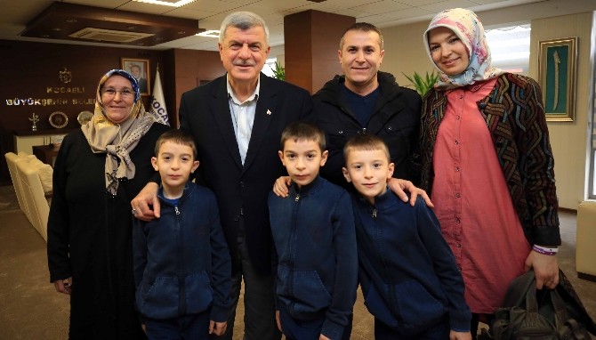 Başkan Karaosmanoğlu, Recep, Tayyip, Erdoğanı Ağırladı