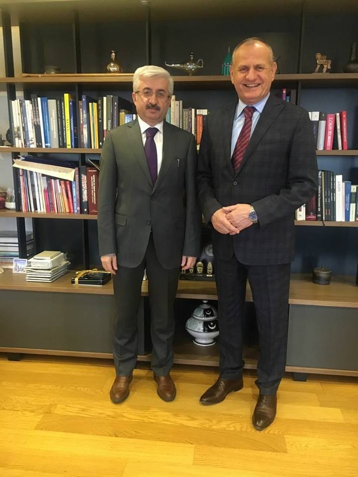 Başkan Keleş Müsteşar İle Bir Araya Geldi
