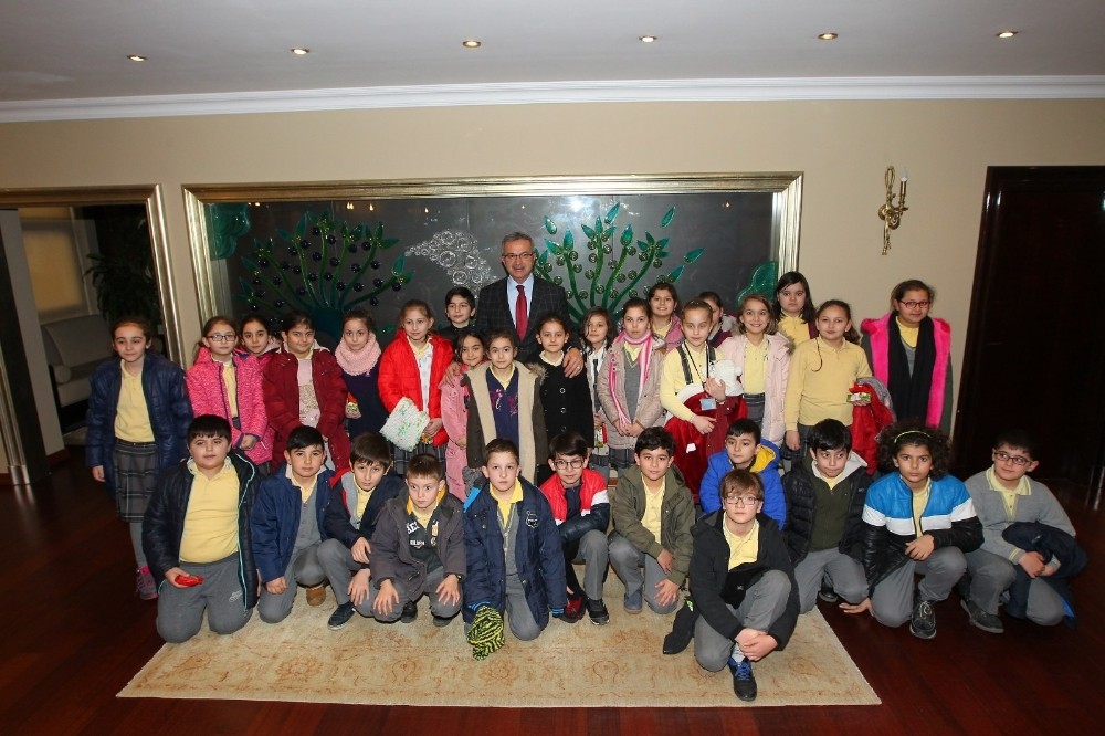 Başkan Köşkerin Minik Konukları