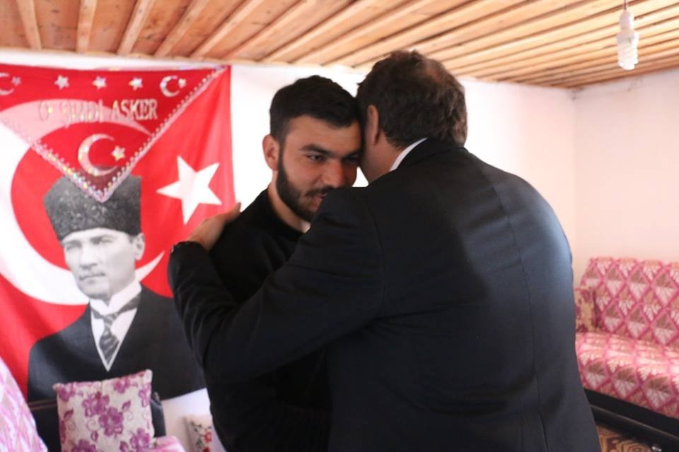 Başkan Savaştan El Bab Gazisine Ziyaret