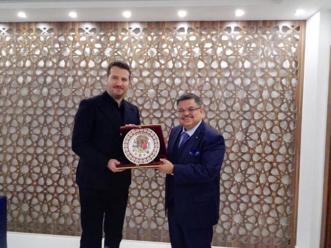 Başkan Yağcıdan Diriliş Ertuğrul Senaristi Bozdağa Ziyaret