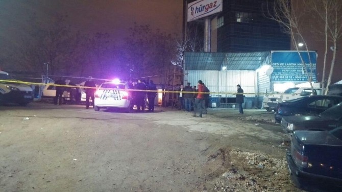 Başkentte Araç Yangını