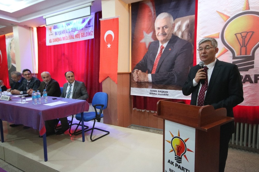 Beyşehirde Ak Parti Mahalle Yönetimleri Ve 63. Danışma Meclisi Toplantısı