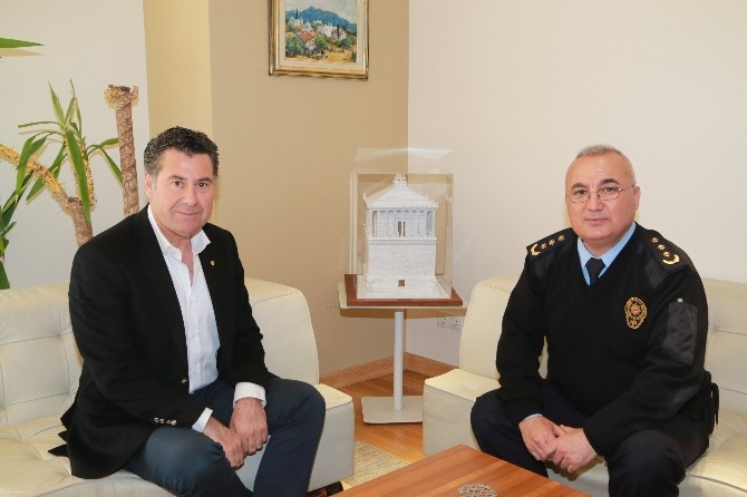 Bodrum Emniyet Müdürü Başdan Başkan Kocadona İadeyi Ziyaret