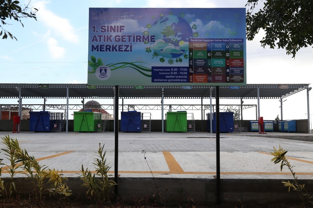 Bodrumda Atık Getirme Merkezi Hizmete Girdi