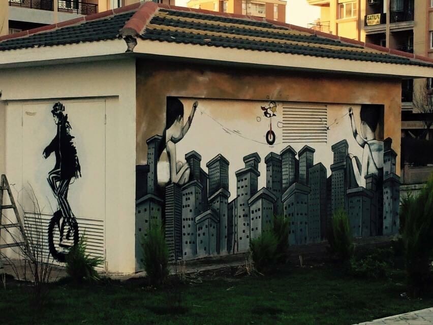 Bucanın Duvarlarına Sanatı İşlediler