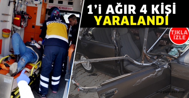 BURSA ANKARA KARAYOLUNDA FECİ KAZA 4 KİŞİ YARALANDI