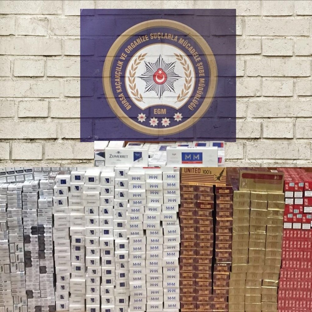Bursada Kaçak Sigara Operasyonu