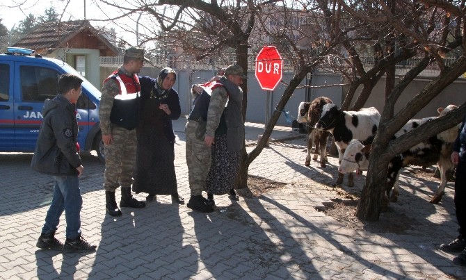 Çalınan Hayvanları Bulunan Köylülerin Sevinci