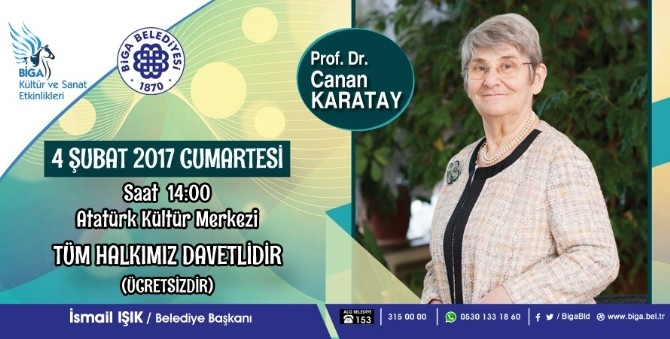 Canan Karatay, Sağlıklı Beslenmeyi Anlatacak