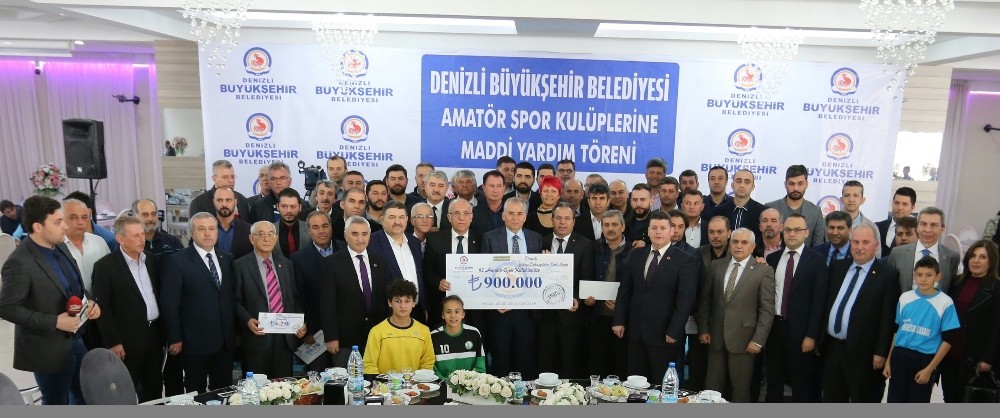 Denizli Büyükşehirden 97 Amatör Spor Kulübüne 900 Bin Tl Destek