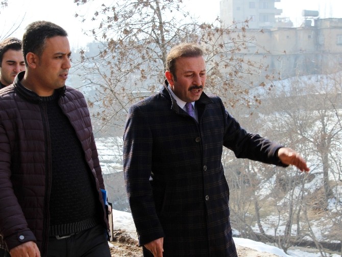 Diski Müdürü Karadağdan Belediye Başkanı Çelike Ziyaret