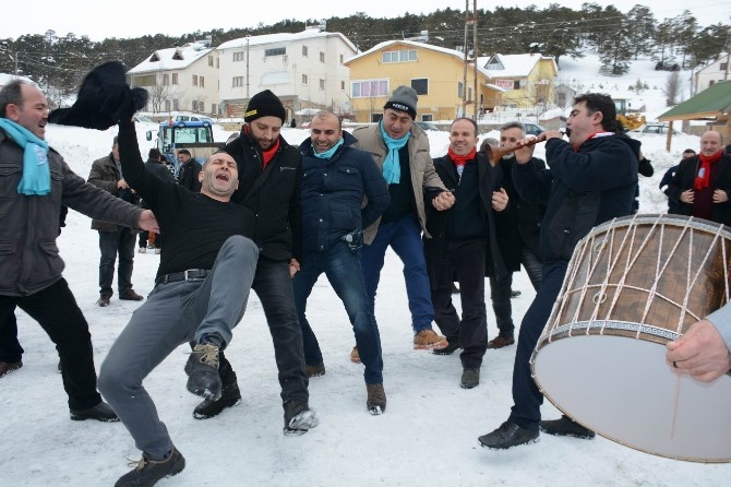 Eğriçimen Yaylasında Kış Şenliği Düzenlendi