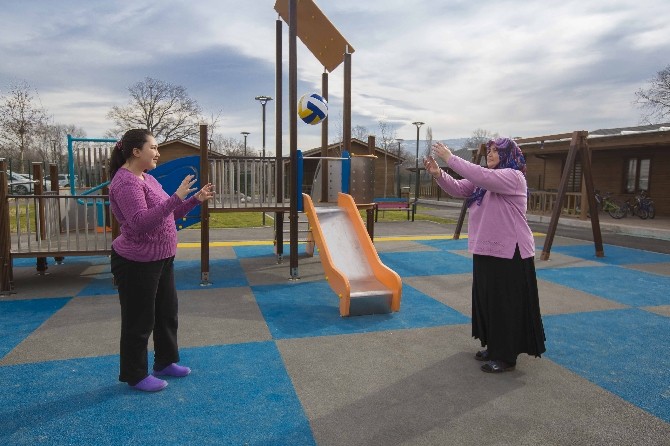 Engellilerin “Bizim Bahçe”De Tatil Keyfi