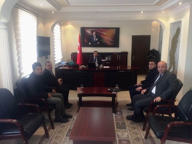 Ercekten Kaymakam Tekin Dündara Hayırlı Olsun Ziyareti