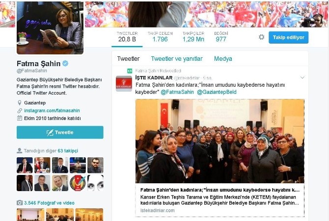 Fatma Şahinden Kadınlara Umut Çağrısı