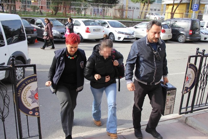Fetöden Aranan Kadın Polis Samsunda Gözaltına Alındı