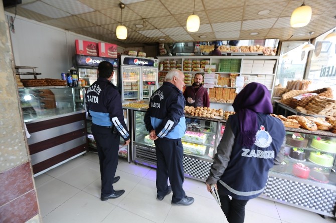 Haliliyede Zabıta Ekiplerinden Kapsamlı Denetim