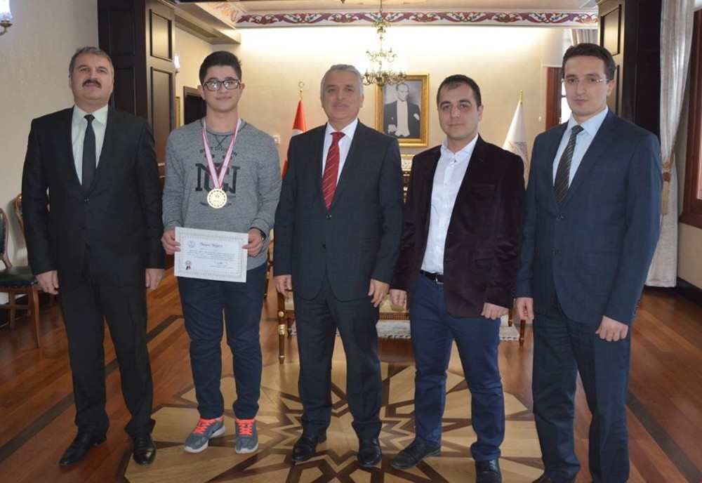 Halter Şampiyonu Yamandan, Vali Yıldırıma Ziyaret