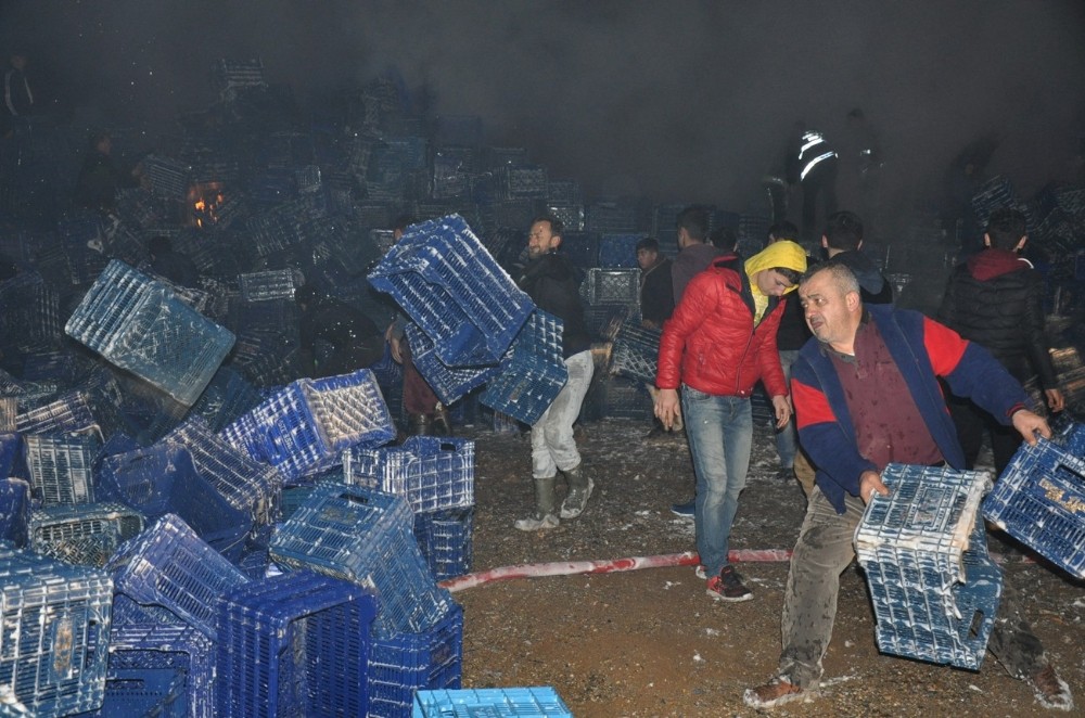 İnegöldeki Yangın Kundaklama Çıktı