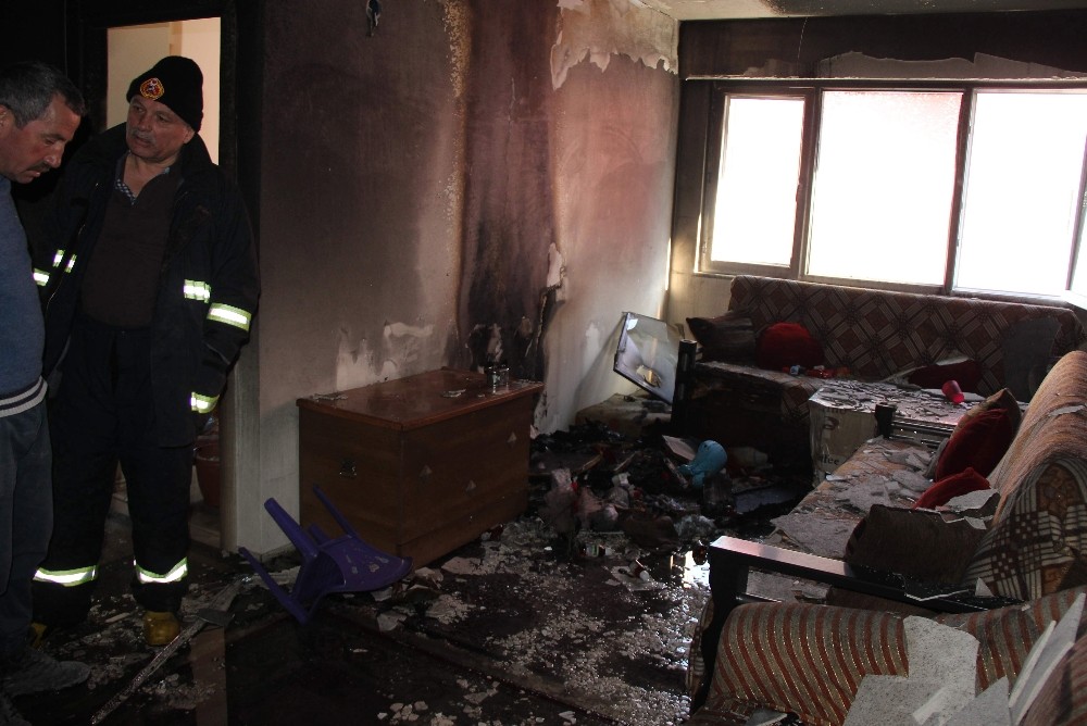 Karabükte Yangın Paniği