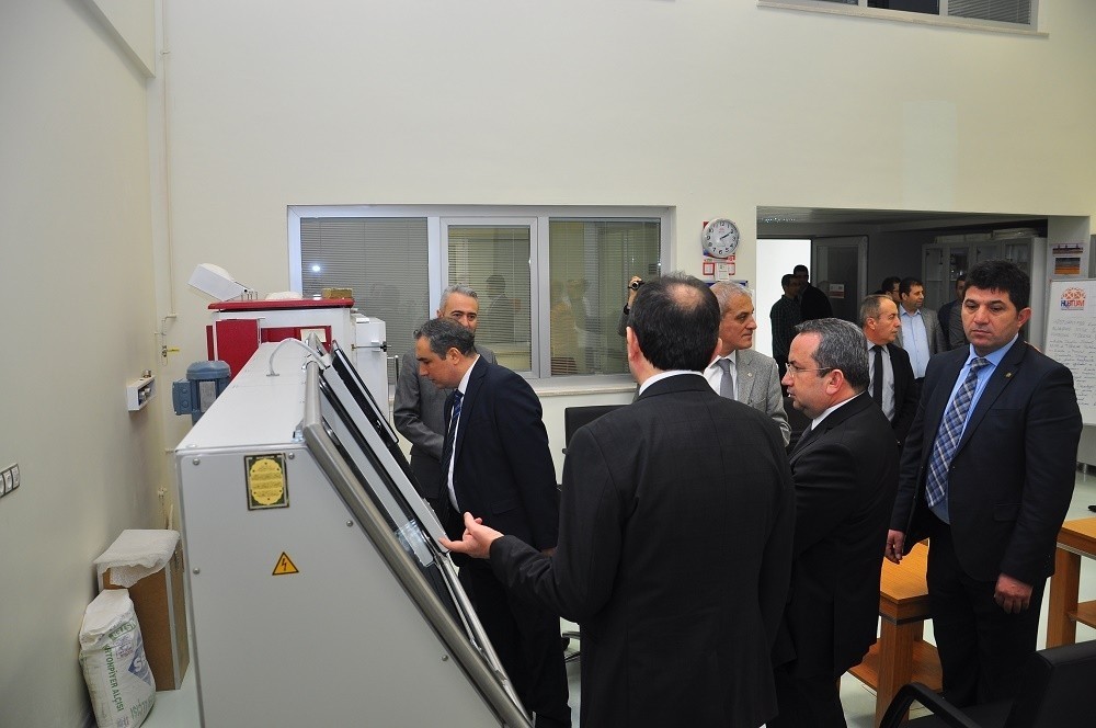 Karamandan Rektör Alkana Ziyaret