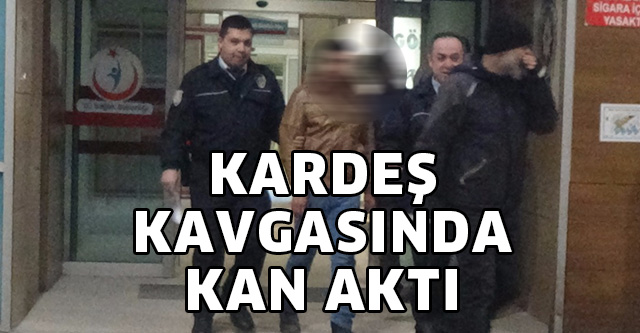 KARDEŞ KAVGASINDA KAN AKTI