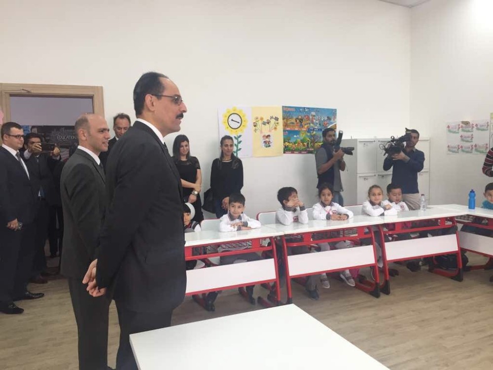 Katardaki Türk Okulunu Cumhurbaşkanlığı Sözcüsü Kalın Açtı