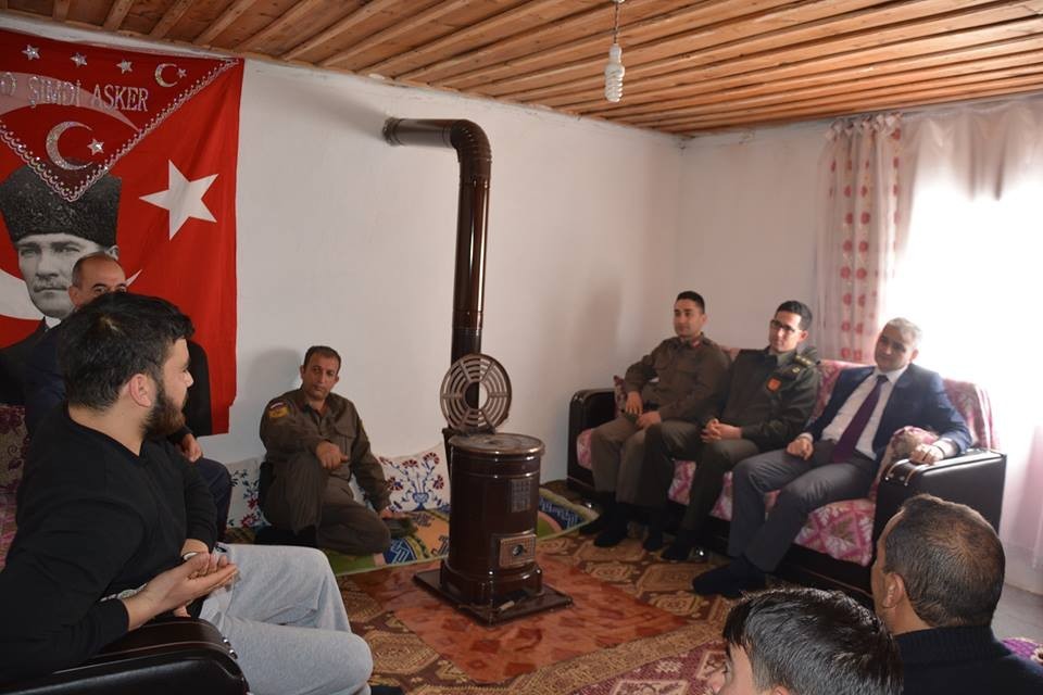 Kaymakam Güvenden El-Bab Gazisine Ziyaret