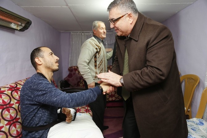 Kesimoğlu, Gazi Sezer Özdereyi Ziyaret Etti