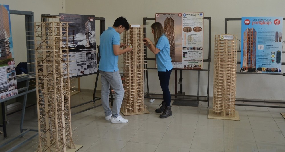 Ktülü Öğrenciler Amerikada Yapılacak “Depreme Dayanıklı Bina” Proje Yarışmasına Katılacak