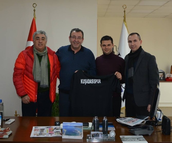 Kuşadası Gençlikspor Yönetiminden Kuto Başkanı Akdoğana Ziyaret
