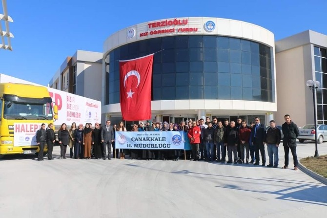 Kyk Öğrencilerinden Halepe Yardım