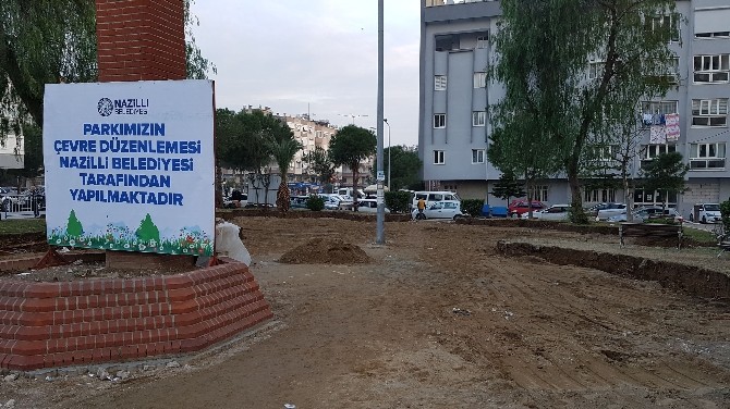 Leylek Parkı, Nazilli Belediyesi Tarafından Yenileniyor