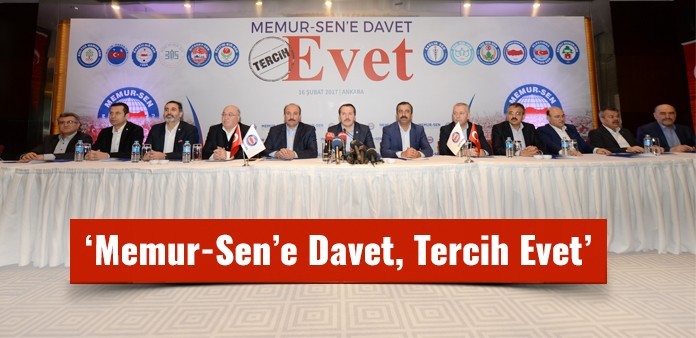 Memur-Senden Referandum İçin Evet Daveti
