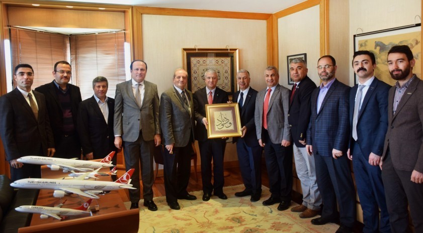 Müsiaddan Rektör Gündoğana Nezaket Ziyareti