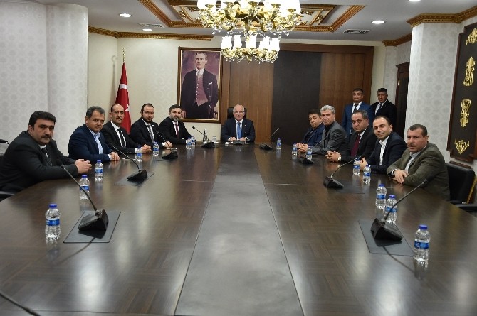Müsiadın Yeni Yönetiminden Vali Tunaya Ziyaret