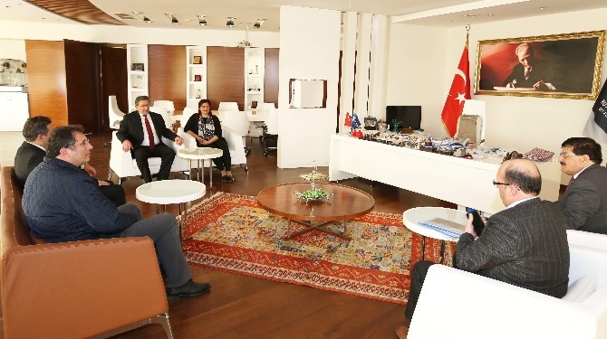 Nazilli Ticaret Odasından Başkan Çerçioğluna Ziyaret