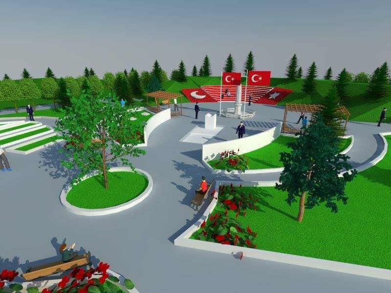 Niksarda Şehitler Anıtı Yenileniyor