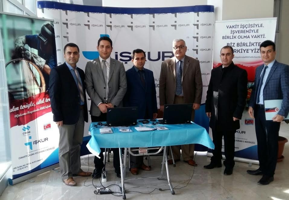 Osmaniyede İşkur Bilgilendirme Standı Açtı