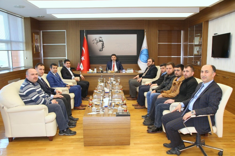 Rektör Karacoşkuna Ziyaretler Devam Ediyor