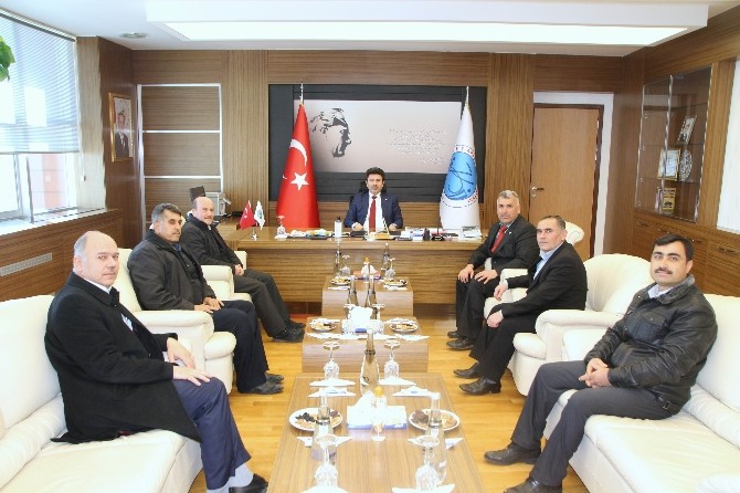 Rektör  Prof. Dr. Mustafa Doğan Karacoşkuna Hayırlı Olsun Ziyaretleri Sürüyor